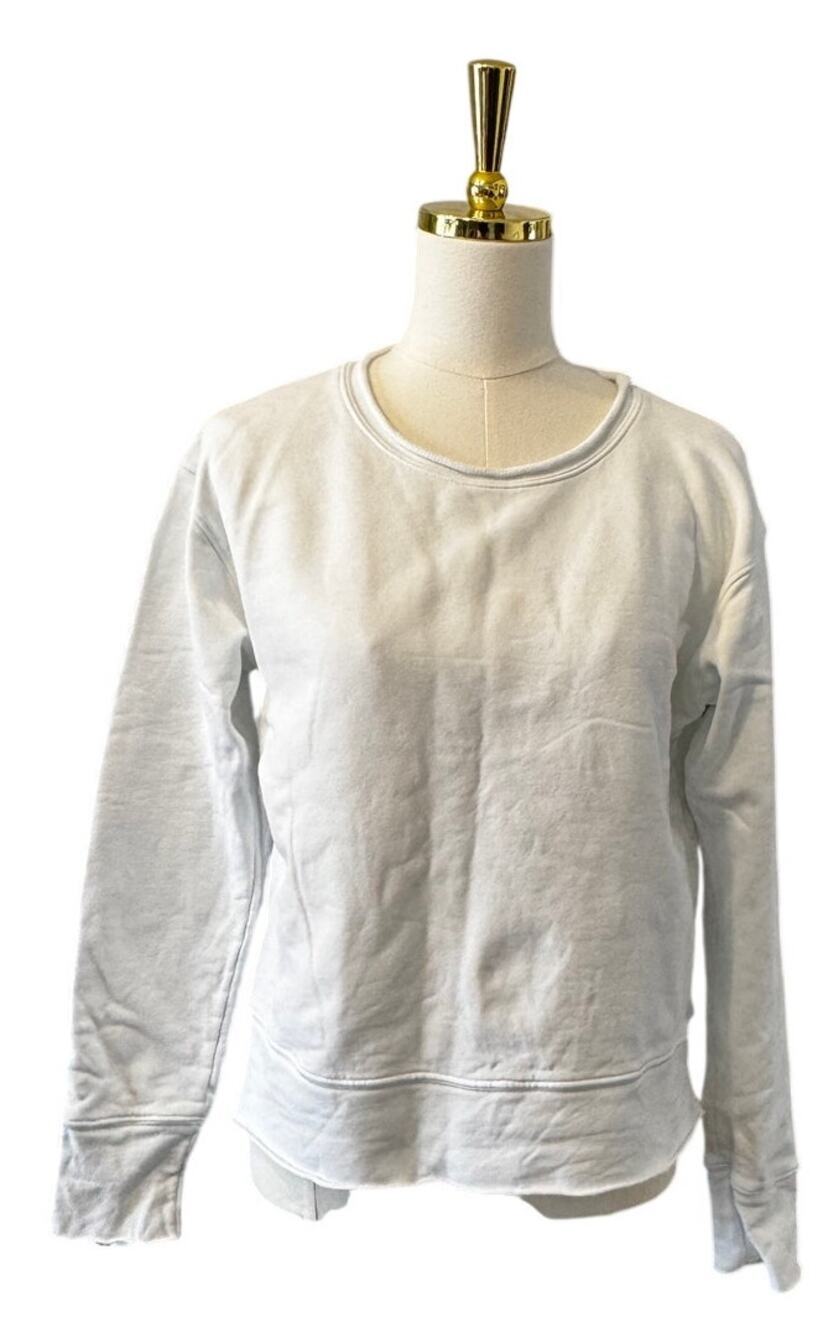 Frank & Eileen Tee Lab White Cotton Sweatshirt Medium Made in California USA